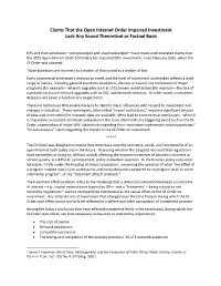 Claims That the Open Internet Order Impaired Investment Lack Any Sound Theoretical Or Factual Basis