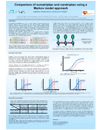 Comparison of Sumatriptan and Naratriptan Using a Markov Model Approach