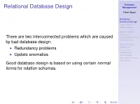 Normal Forms