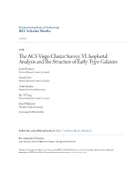The ACS Virgo Cluster Survey. VI. Isophotal Analysis and Surface Brightness Proﬁles 3 at Odds with Previous Claims in Lauer Et Al