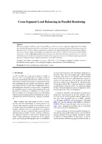 Cross-Segment Load Balancing in Parallel Rendering