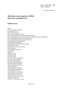 Eligible Journals (PDF)