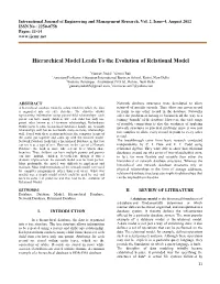 Hierarchical Model Leads to the Evolution of Relational Model
