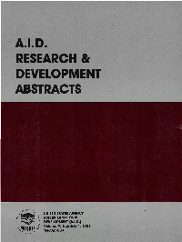 E Earch" Development Abstracts