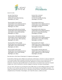 Joint Letter in Support of Doubling the Maximum