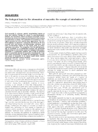 MINI-REVIEW the Biological Basis for the Attenuation of Mucositis