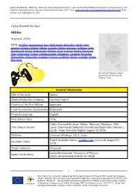 OMC | Data Export