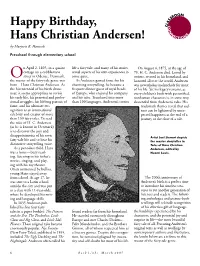 06-09 Happy Birthday HC Andersen.Indd