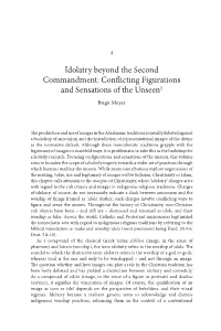 Idolatry Beyond the Second Commandment: Conflicting