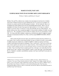 Module Four, Part One