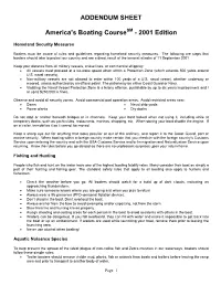 ADDENDUM SHEET America's Boating Course