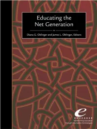 Educating the Net Generation Diana G