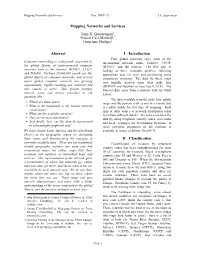 Mapping Networks and Services Proc