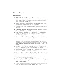 Maurice Pouzet References