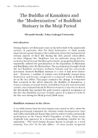 “Modernization” of Buddhist Statuary in the Meiji Period