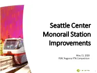 Seattle Center Monorail Station Improvements