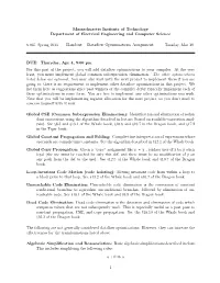 Handout – Dataflow Optimizations Assignment