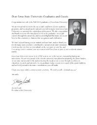 2013 Graduates of Iowa State University!