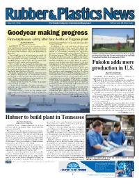 Goodyear Making Progress