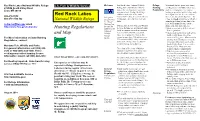 Hunting Regulations and Map Red Rock Lakes