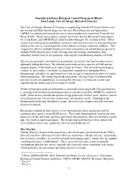 1 Emerald Ash Borer Biological Control Program In