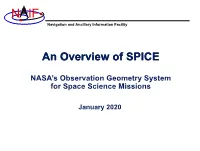 SPICE Overview