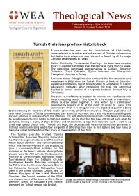 Theological News Published Quarterly – ISSN 0260-3705 Volume 47, Number 2 – April 2018