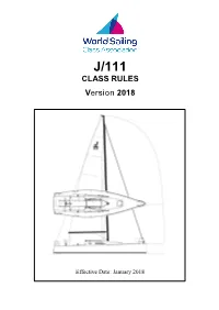 CLASS RULES Version 2018