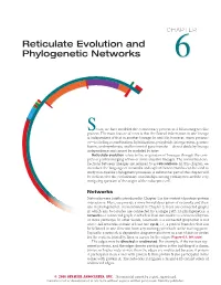 Reticulate Evolution and Phylogenetic Networks 6