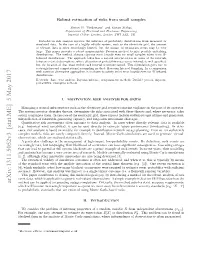 Robust Estimation of Risks from Small Samples