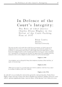 In Defence of the Court's Integrity