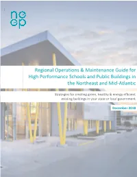 Regional Operations and Maintenance Guide for High