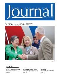The FLETC Journal: Fall 2010 Edition (PDF)