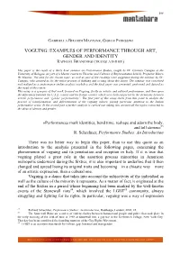Voguing: Examples of Performance Through Art, Gender and Identity Raphaël Branchesi (Translated By)