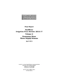2012-17 Volume 2 Proserpine River Water Supply Scheme