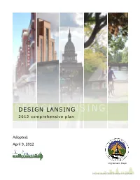 Design Lansing LANSING 2012 Comprehensive Plan