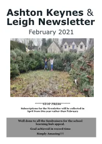 February 2021 Newsletter
