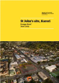 Karori St John's Site Design Brief