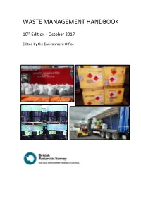 Waste Management Handbook