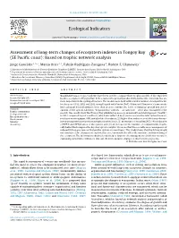 Assessment of Long-Term Changes of Ecosystem Indexes in Tongoy Bay