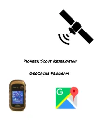 Pioneer Scout Reservation Geocache Program