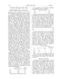124 Auglys~R, TUBERCULOSIS and the WAR, THERE Appears To