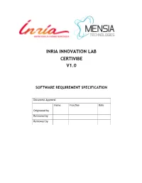 Software Requirement Specification