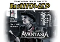 The Vocalists in Avantasia Impressive Assemble So Far (With Until I Realized That It Would Be Tus Because the Sales Was Above Far from Where It Peaked