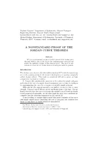 A Nonstandard Proof of the Jordan Curve Theorem