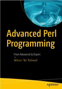 Advanced Perl Programming