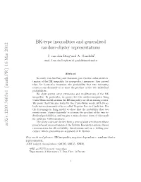 BK-Type Inequalities and Generalized Random-Cluster Representations