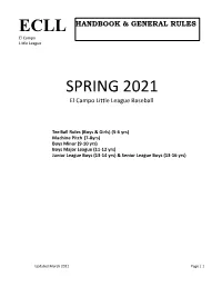Ecll Spring 2021