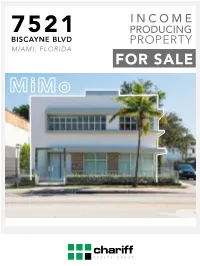 For Sale 7521 Biscayne Blvd Property Overview