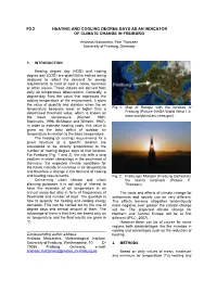 Heating and Cooling Degree Days As an Indicator of Climate Change in Freiburg
